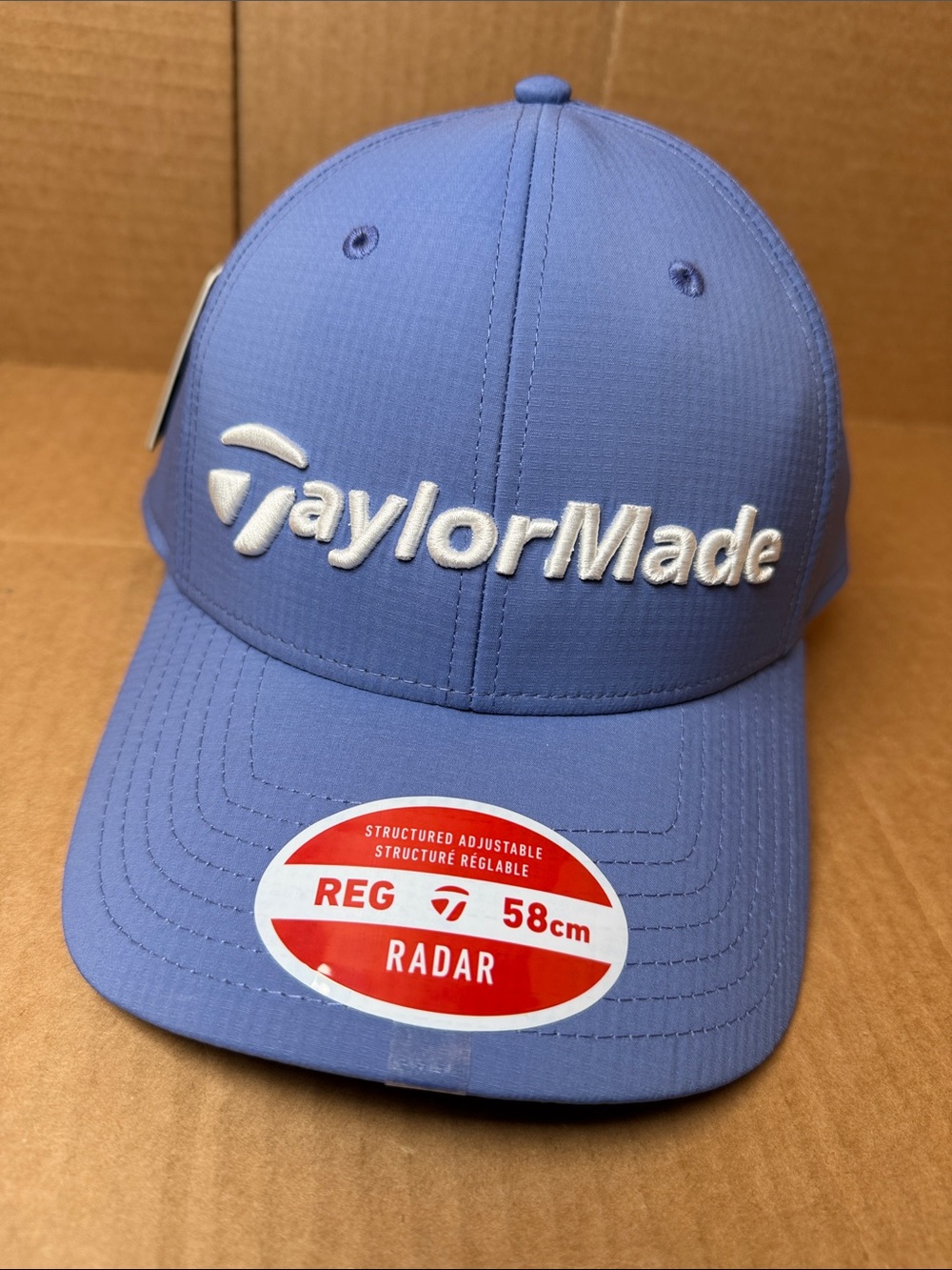 TaylorMade Kids Light Blue Embroidered Logo Cap